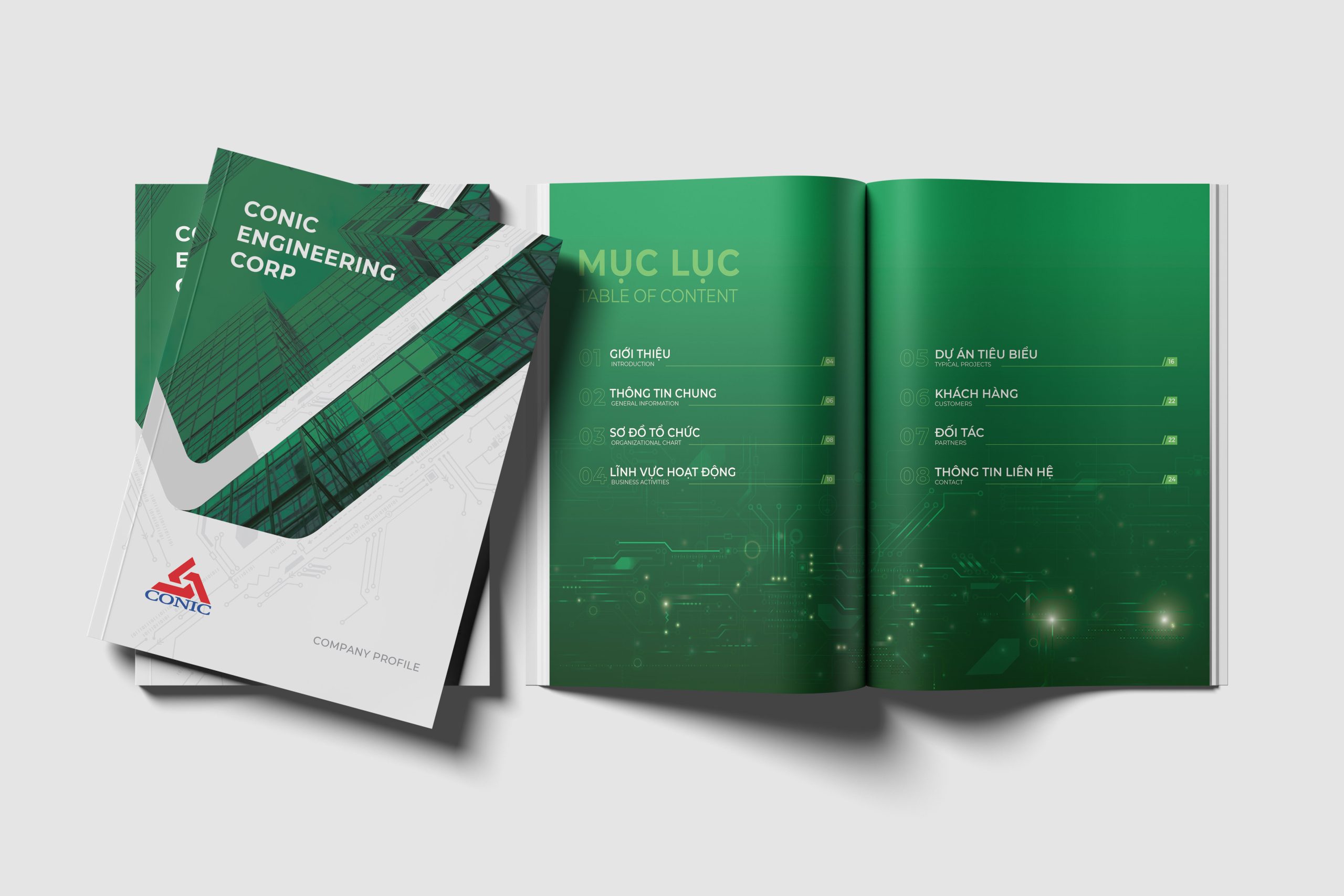 thiết kế profile conic - designer