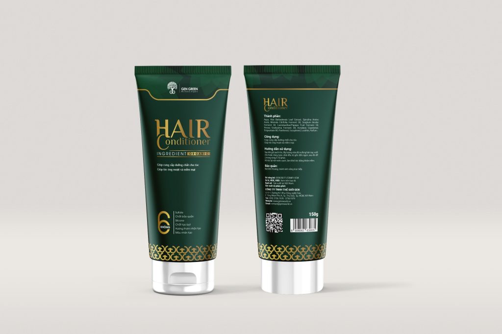 bao bì thương hiệu gen green - mondial agency 