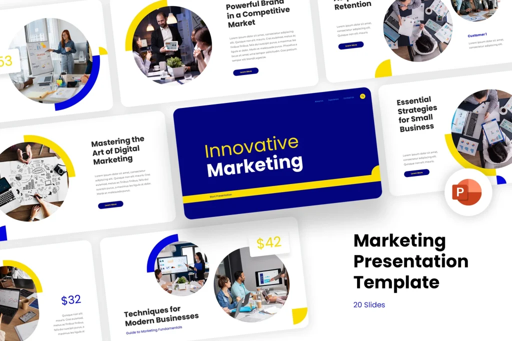 File powerpoint Innovative Marketing 2025