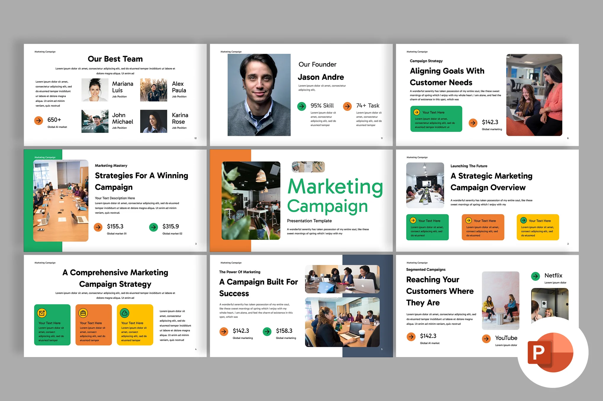 File thuyết trình marketing campaign 2025